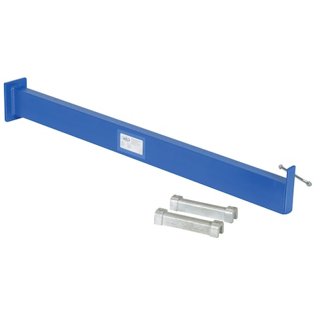 Vestil Blue Steel Cantilever Straight Arm with Lip 48"L Usable 1000lbCapacity SSAL-48